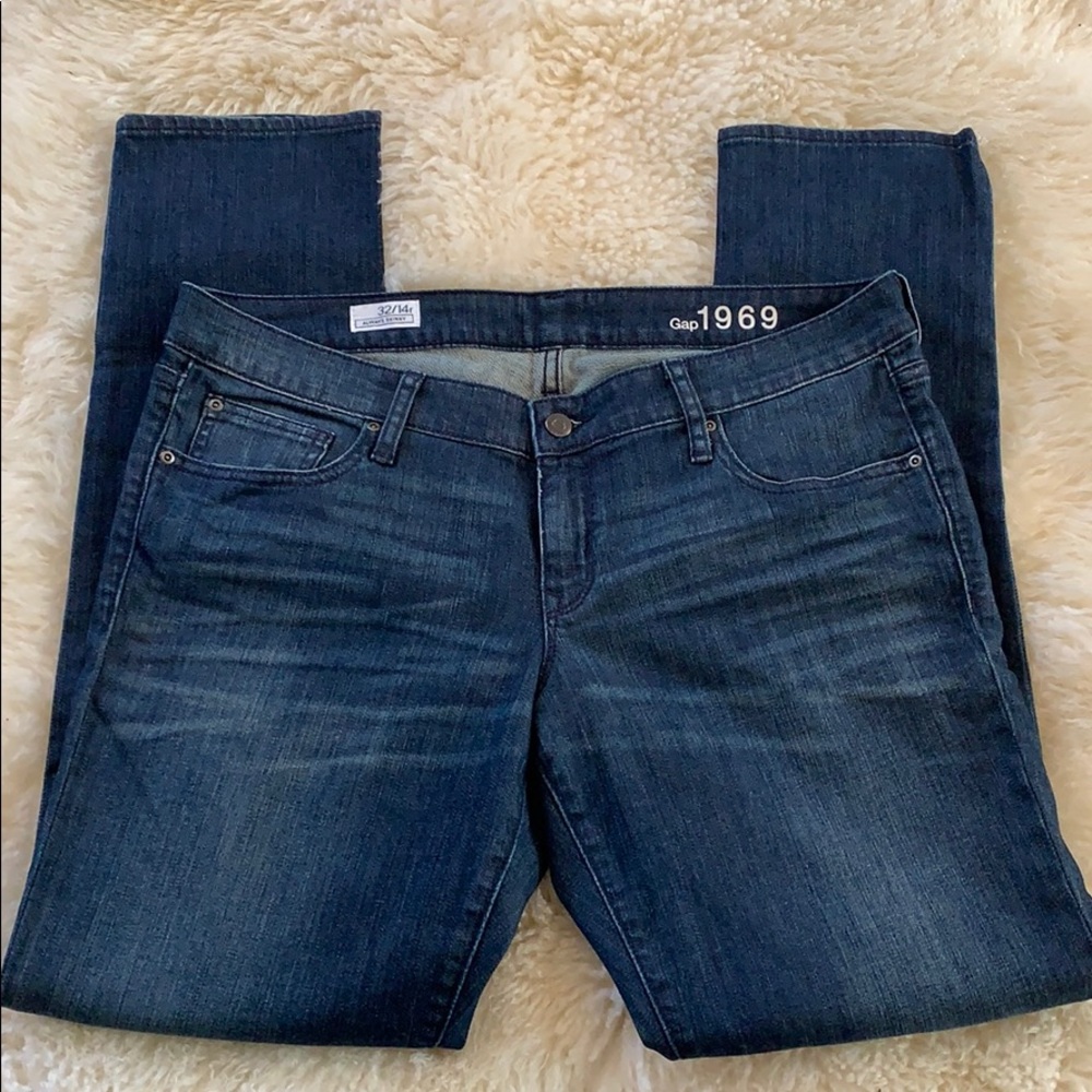 Gap Dark Rinse Always Skinny Jeans